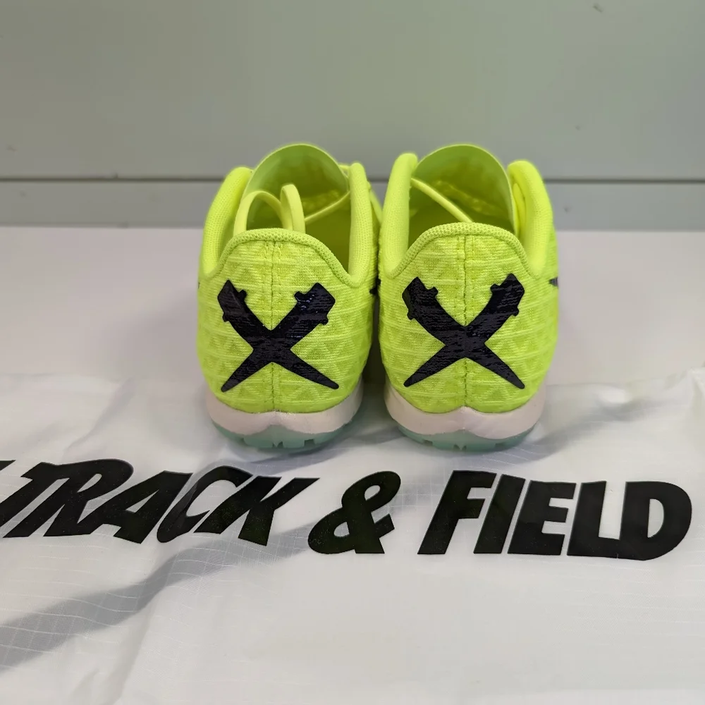 Nike Zoom Rival XC5 Volt Mint Foam Track Field Distance Spikes Shoes Men's 8.5